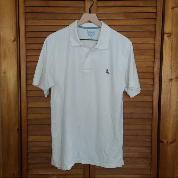 L.L. Bean Short Sleeve Polo Shirt Size S - Picture 8 of 8